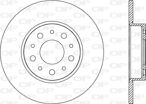 Open Parts BDA2695.10 - Disque de frein cwaw.fr