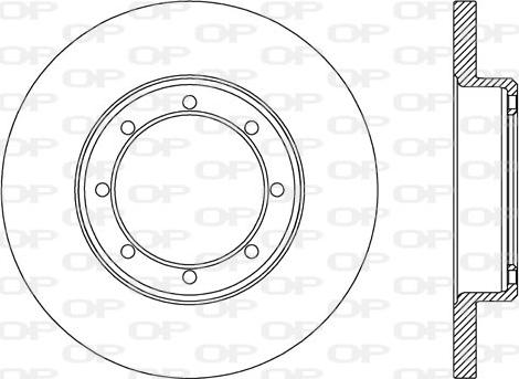 Open Parts BDA2655.10 - Disque de frein cwaw.fr