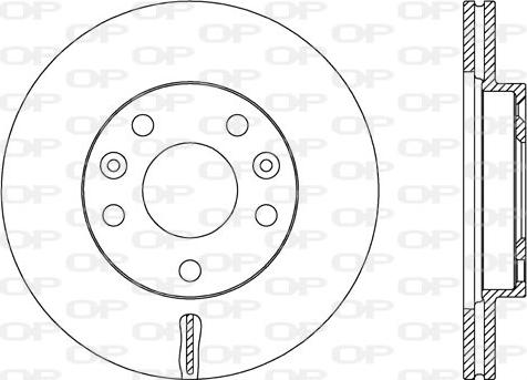 Open Parts BDA2656.20 - Disque de frein cwaw.fr