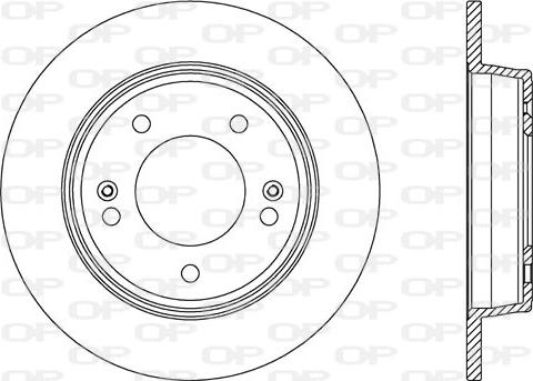 Open Parts BDA2604.10 - Disque de frein cwaw.fr