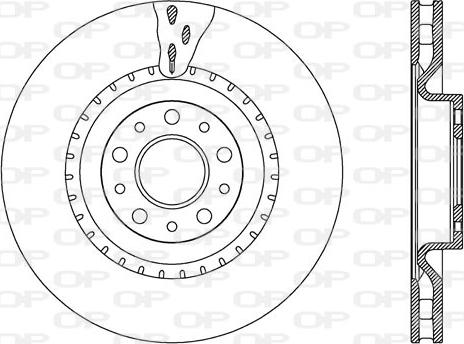 Open Parts BDA2634.20 - Disque de frein cwaw.fr