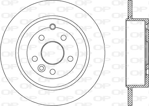 Open Parts BDA2671.10 - Disque de frein cwaw.fr