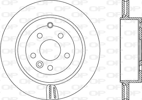 Open Parts BDA2672.20 - Disque de frein cwaw.fr