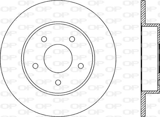 Open Parts BDA2046.10 - Disque de frein cwaw.fr