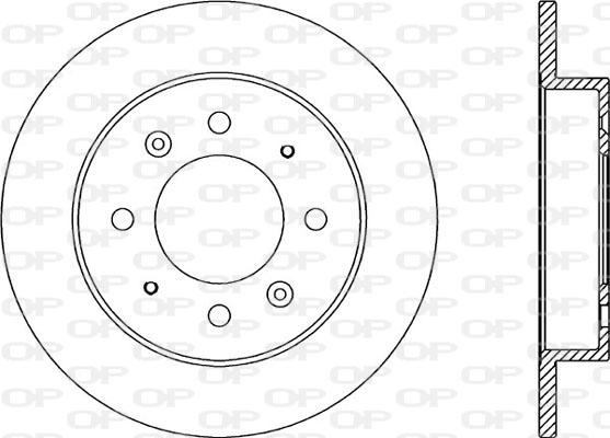 Open Parts BDA2047.10 - Disque de frein cwaw.fr