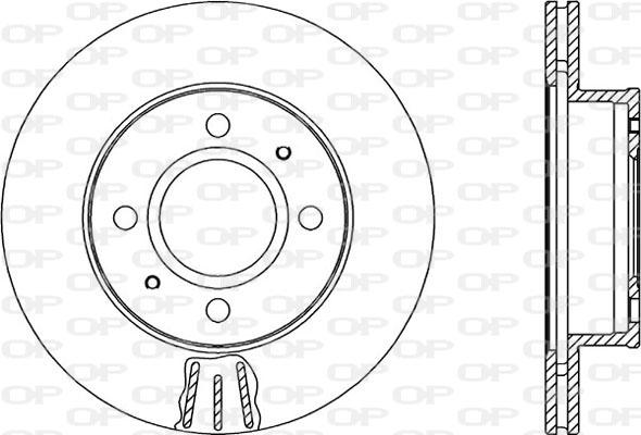 Open Parts BDA2056.20 - Disque de frein cwaw.fr