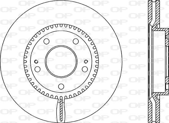 Open Parts BDA2069.20 - Disque de frein cwaw.fr