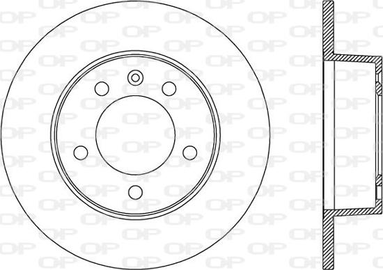 Open Parts BDA2001.10 - Disque de frein cwaw.fr