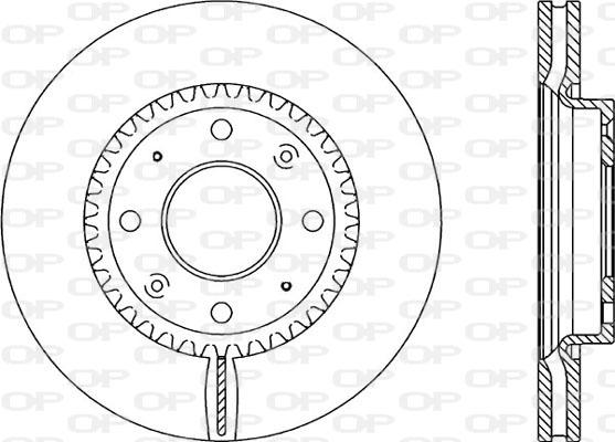 Open Parts BDA2084.20 - Disque de frein cwaw.fr