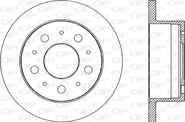 Open Parts BDA2033.10 - Disque de frein cwaw.fr