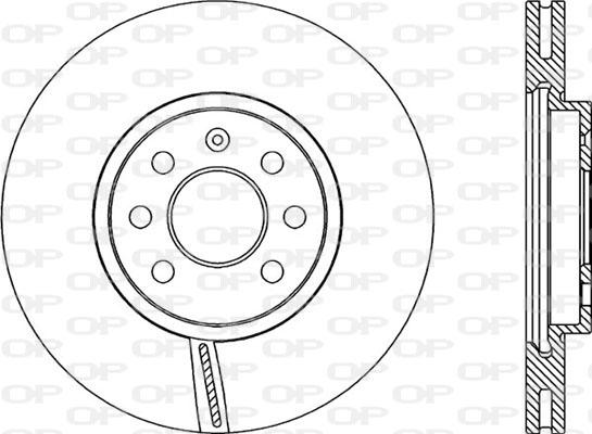 Open Parts BDA2074.20 - Disque de frein cwaw.fr