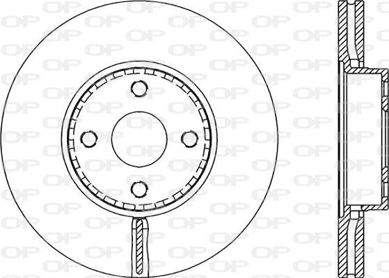 Open Parts BDA2155.20 - Disque de frein cwaw.fr