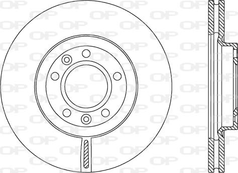 Open Parts BDA2158.20 - Disque de frein cwaw.fr