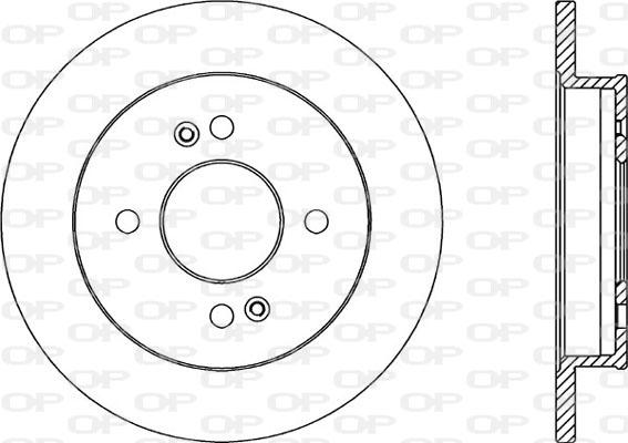 Open Parts BDA2184.10 - Disque de frein cwaw.fr