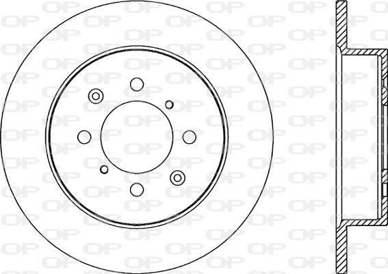 Open Parts BDR2186.10 - Disque de frein cwaw.fr