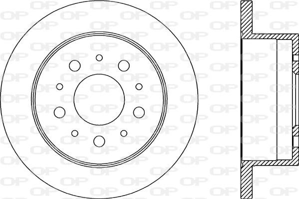 Open Parts BDA2176.10 - Disque de frein cwaw.fr