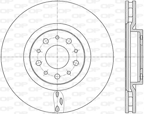 Open Parts BDA2847.20 - Disque de frein cwaw.fr