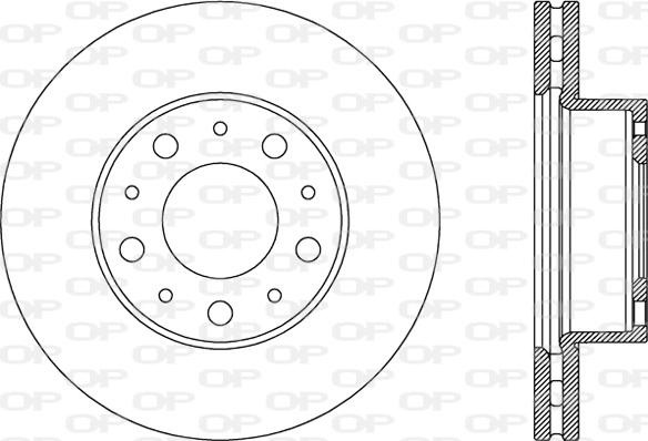 Open Parts BDA2801.20 - Disque de frein cwaw.fr