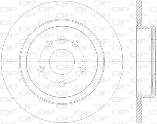 Open Parts BDA2816.10 - Disque de frein cwaw.fr