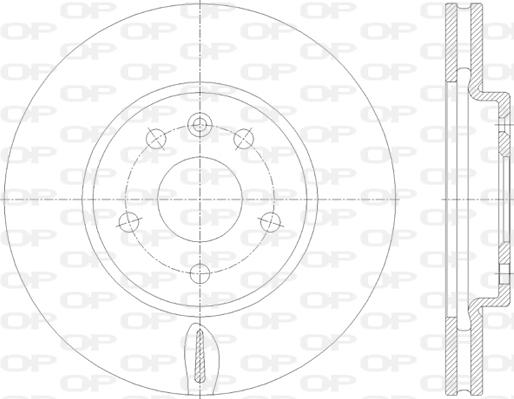 Open Parts BDA2813.20 - Disque de frein cwaw.fr