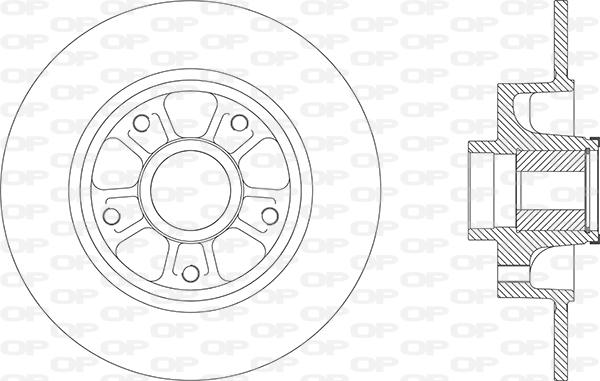 Open Parts BDA2880.30 - Disque de frein cwaw.fr