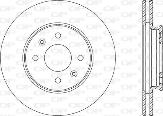 Open Parts BDA2830.20 - Disque de frein cwaw.fr