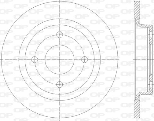 Open Parts BDA2837.10 - Disque de frein cwaw.fr