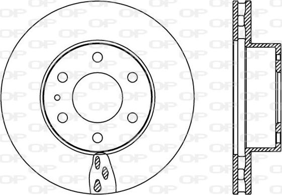 Open Parts BDA2390.20 - Disque de frein cwaw.fr