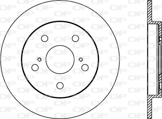 Open Parts BDA2397.10 - Disque de frein cwaw.fr