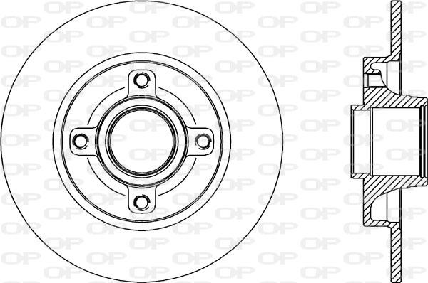 Open Parts BDA2341.10 - Disque de frein cwaw.fr