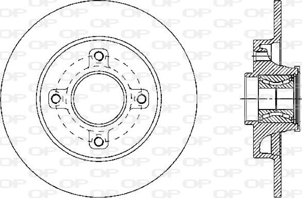 Open Parts BDA2341.30 - Disque de frein cwaw.fr