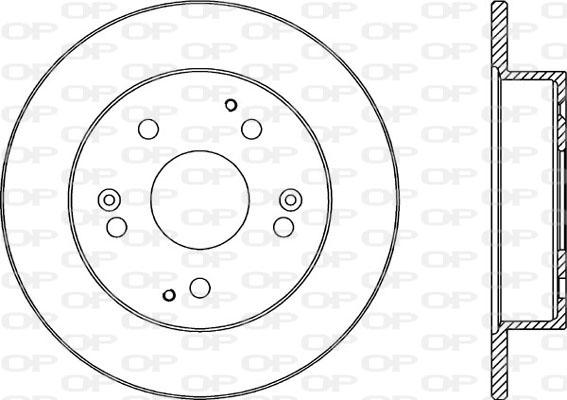 Open Parts BDA2342.10 - Disque de frein cwaw.fr