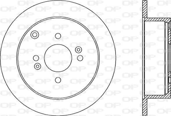 Open Parts BDA2354.10 - Disque de frein cwaw.fr