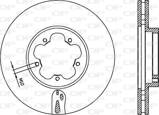 Open Parts BDA2369.20 - Disque de frein cwaw.fr