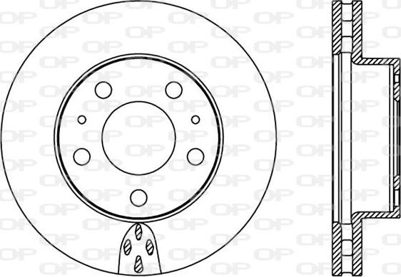 Open Parts BDA2366.20 - Disque de frein cwaw.fr