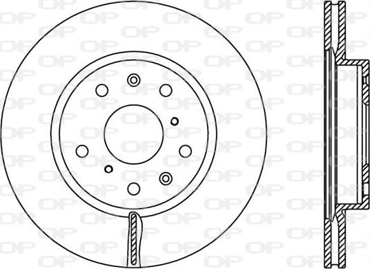 Open Parts BDA2367.20 - Disque de frein cwaw.fr