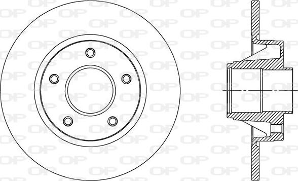 Open Parts BDA2305.10 - Disque de frein cwaw.fr