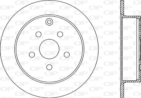 Open Parts BDA2314.10 - Disque de frein cwaw.fr