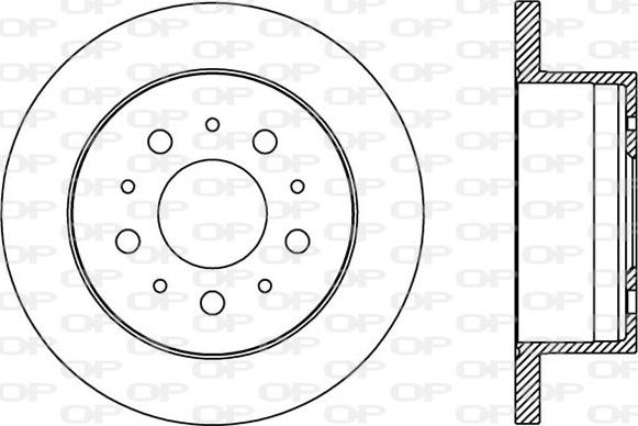 Open Parts BDA2384.10 - Disque de frein cwaw.fr