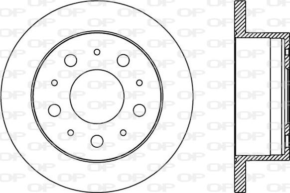 Open Parts BDA2385.10 - Disque de frein cwaw.fr