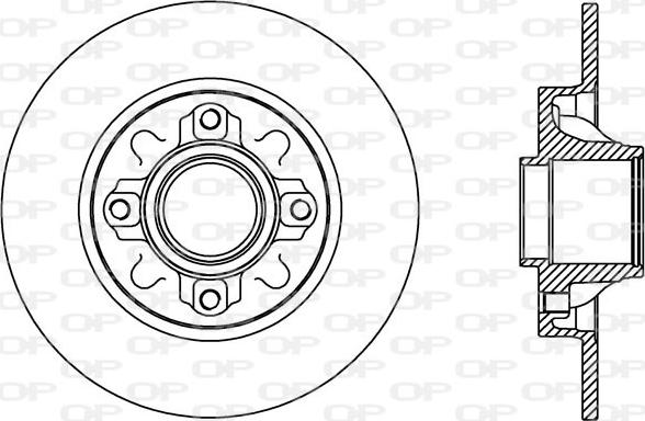 Open Parts BDA2388.10 - Disque de frein cwaw.fr