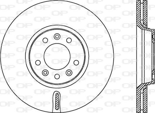 Open Parts BDA2383.20 - Disque de frein cwaw.fr