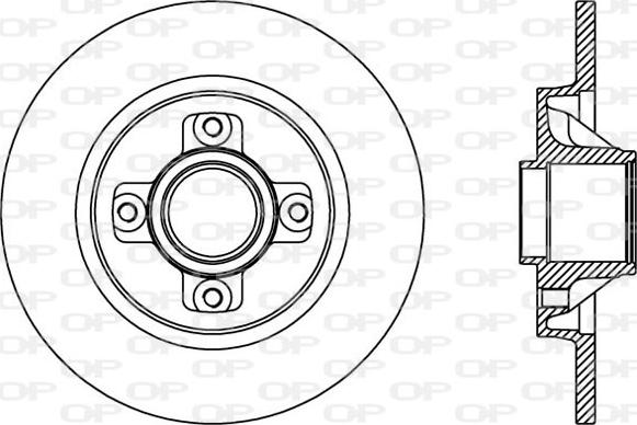 Open Parts BDA2387.10 - Disque de frein cwaw.fr