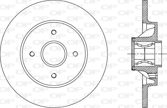 Open Parts BDA2387.30 - Disque de frein cwaw.fr