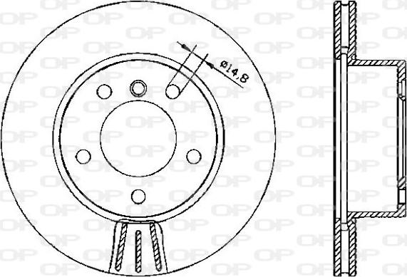 Open Parts BDA2328.20 - Disque de frein cwaw.fr