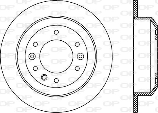 Open Parts BDA2372.10 - Disque de frein cwaw.fr