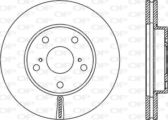 Open Parts BDA2377.20 - Disque de frein cwaw.fr