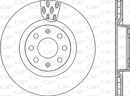 Open Parts BDA2259.20 - Disque de frein cwaw.fr