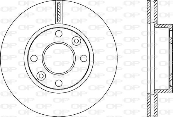 Open Parts BDA2250.20 - Disque de frein cwaw.fr