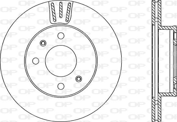 Open Parts BDA2223.20 - Disque de frein cwaw.fr